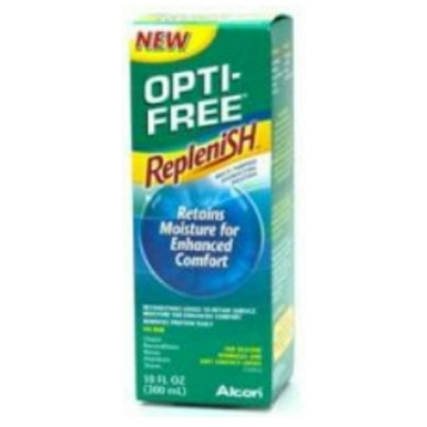 Free Replenish - Contact Lens Solution Opti - 10 oz ...