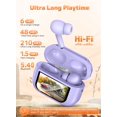 thumbnail image 3 of Auriculares inalámbricos Szwdo Bluetooth 5.4 con ANC 48H Playtime, 3 of 8