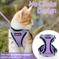 thumbnail image 2 of Cat Harness and Leash for Walking, Escape Proof Soft Adjustable Vest Harnesses for Cats, Easy Control Breathable Reflective Strips Jacket, Black, S, 2 of 8