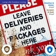 thumbnail image 5 of Please Leave Deliveries and Packages Here Thank You Sign,, 5 of 8