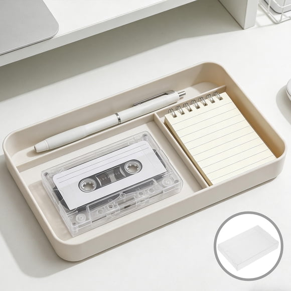 BESTYASH 6Ud Caja Transparente Para Almacenamiento De Cintas De Casete Con Apilable Y Protección Contra Polvo