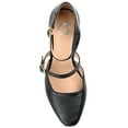 thumbnail image 5 of Journee Womens Isadorah Mary Jane Mid Block Heel Square Toe Pumps, Widths Available, 5 of 10