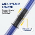 thumbnail image 4 of Jashem Kid Size Inflatable Boat Oars, 1 Pair Detachable PVC Kayak Paddles, Lightweight Ribbed Canoe Paddle Set for Kids, 4 of 5