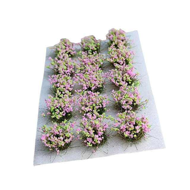 lionlar Bricolage Grappe de Fleurs Miniature Déco pour Modèle Architectural Décor Miniature Rose