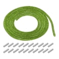 thumbnail image 1 of 4mm x 1.2m Rhinestone Rope Crystal Rope for DIY Sneakers Sweatpants Decoration Green with Aglets, 1 of 5