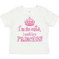 thumbnail image 3 of Inktastic So Cute Princess Girls Toddler T-Shirt, 3 of 5