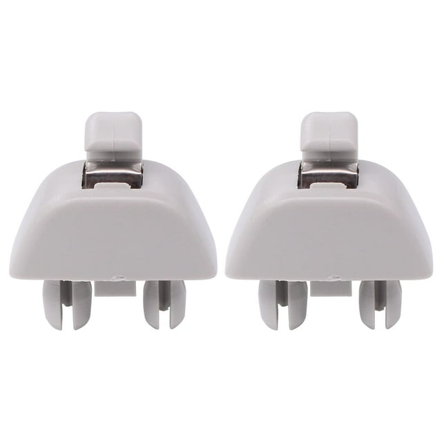 Newyall Paquete de 2 soportes de clip para visera interior gris para Audi A6 A7 A8 S6 S7 S8 para Vw Passat Polo 2006-2019