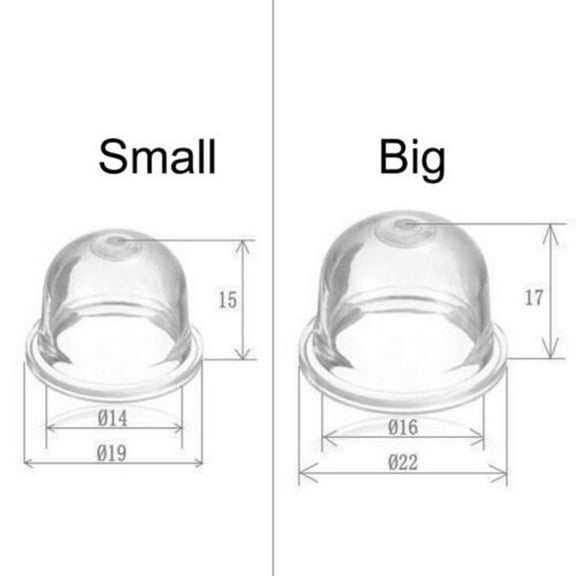 Primer Bulb 5*Big Primer Bulb 5*small Primer Bulb Clear High Quality New