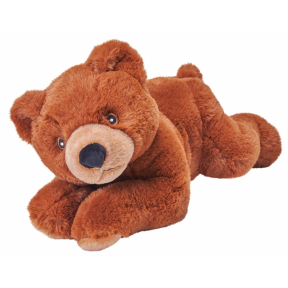Wild Republic Ecokins, Brown Bear, Stuffed Animal, 12 inches, Gift for Kids, Plush Toy, Made from Spun Recycled Water Bottles, Eco Friendly, Child’s Room Decor