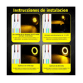 thumbnail image 4 of 2 pzs Plafones 14 Led Gel Redondo Camión 4 Funciones 24v Lab.G Amarillo, 4 of 4