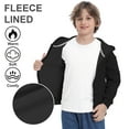 thumbnail image 5 of BIG ELEPHANT Boys' Zip-Up Hoodie with Pockets, Fleece-Lined Soft Cotton Jacket, 6-15Y, 5 of 11