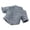 T Shirt Light Grey, variant on HILABEE 1/12 Female Action Figure Clothes Easy to Wear Miniature Clothing Dress up Photo Cargo Pant Khaki