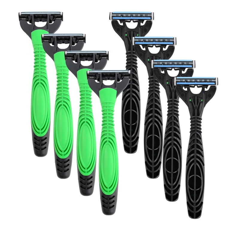 Equate Men's 3-Blade Sensitive Disposable Razors, 8 Count photo 7