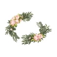 thumbnail image 3 of 2 piezas de guirnaldas de flores de arco de boda, guirnaldas florales artificiales para boda Rosa, 3 of 9