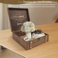 thumbnail image 6 of Wedding Keepsake Box with Lids Bride to Be Wedding Gifts Wood Memory Box Bridal Shower Gifts Engagement Couples Gifts Mr Mrs Christmas Gifts, 6 of 7