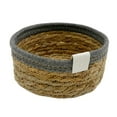 thumbnail image 1 of Cesta de almacenamiento, cesta tejida, cesta para servir, contenedores de almacenamiento de gran capacidad para gabinete, dormitorios, organización universitaria, juguetes para 15cmx8cm Gris Macarena Cesta de almacenamiento, 1 of 8