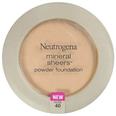Neutrogena Mineral Sheers Compact Powder Foundation SPF 20, Nude 40, 0.34 oz