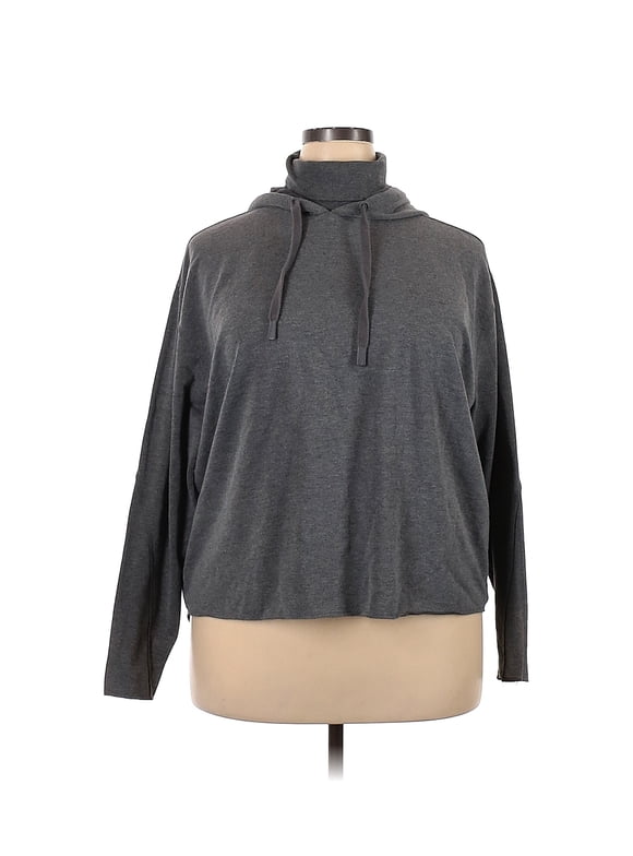 New Mta Sport Women's Small Blue Activewear Side Zippers Hoodie