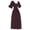 Brown, variant on Renaissance Cottagecore Dress, Medieval Peasant Costume, Vintage Puff Sleeve Dress, Women Medieval Costume Viking Dress Renaissance Faire Dress Princess Dress Gothic Halloween Costumes, Black XL