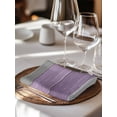 thumbnail image 6 of Purple Grey Wood Grain Cloth Napkins Set of 4 Reusable Dinner Napkins, Ombre Rustic Retro Wooden Plank Cocktail Napkin Washable Table Napkins for Wedding/Holiday Party/Baby Shower 20"x20", 6 of 7
