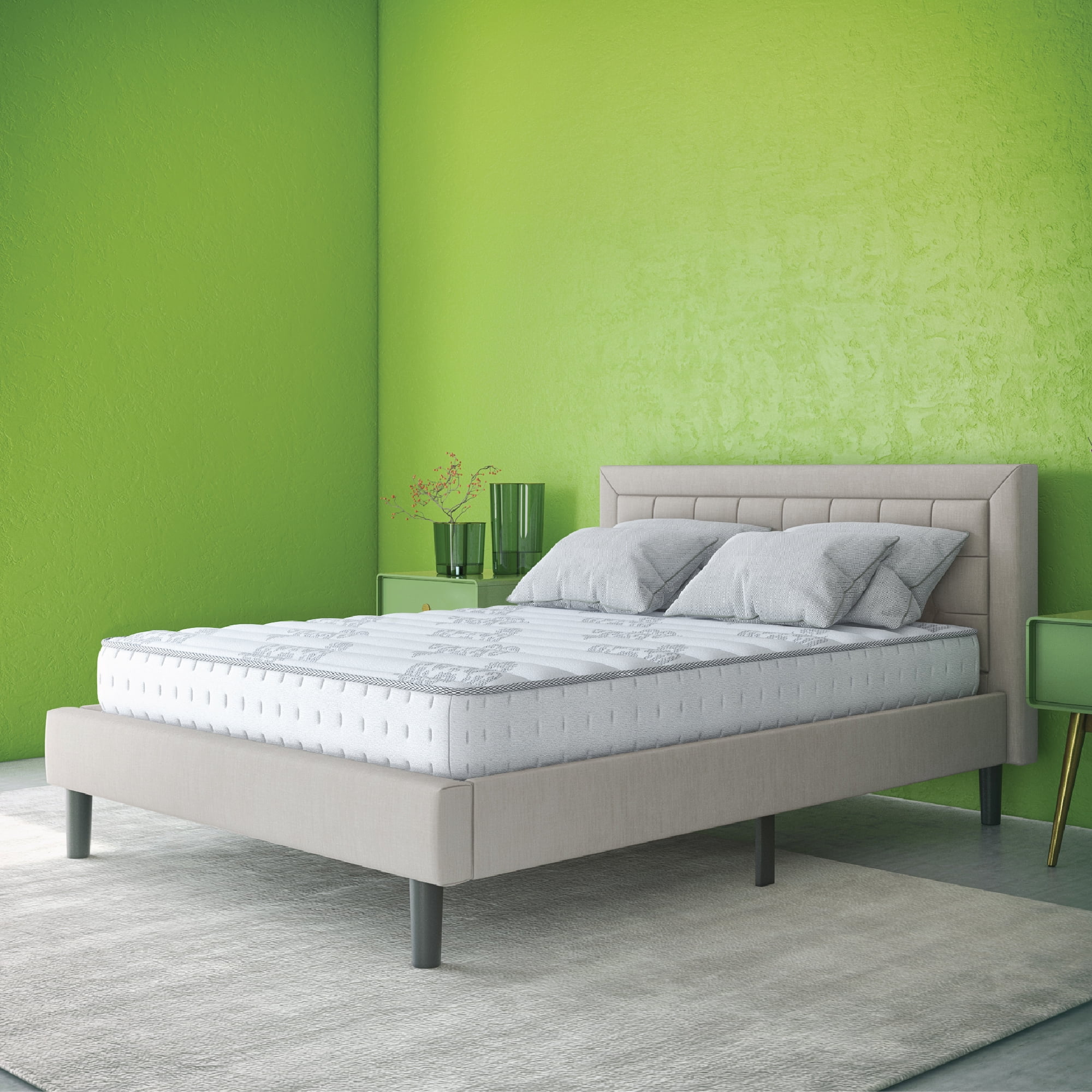 Cool Gel Decker 10" Twin Pillow Top Hybrid Mattress
