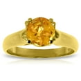 thumbnail image 2 of Galaxy Gold 14K Yellow Gold Natural Citrine Ring - November Birthstone - Warmth & Prosperity - Sizes 5.5 to 11 - Fine Jewelry for Women, 2 of 3