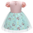 thumbnail image 6 of WIBACKER 1-6T Toddler Kid Baby Girls Fancy Party Puff Sleeve Princess Dress Cosplay Costume Dress Up, 6 of 11