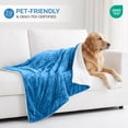thumbnail image 5 of Imperial Rooms Sherpa Blanket Twin Size, 2-Pack – Soft Plush Microfiber with Cozy Sherpa Fleece, Warm Lightweight Blanket for Twin Bed, 60 x 80 Inches, Light Blue, 5 of 7