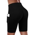 thumbnail image 3 of Abcnature Plus Size Shorts, Womens Athletic Shorts, Women Basic Slip Bike Shorts, Compression Workout Leggings Yoga Shorts, Comfy Beach Shorts, Yoga Pants, Cycling Sport Shorts Black XL, 3 of 5