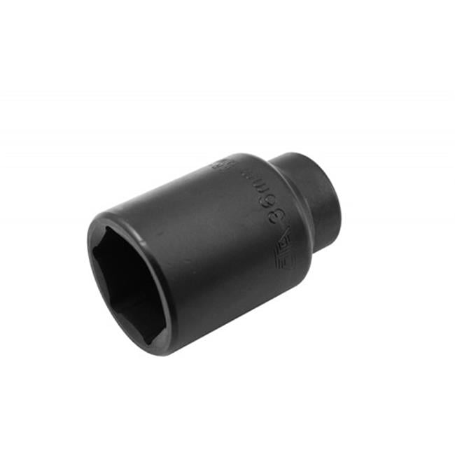 A-S8P36 36 mm 1/2" Drive Double Deep Metric Cr-Mo Impact Socket Bi Hex Hub Nuts A-S8P36 36 mm 1/2" Drive Double Deep Metric Cr-Mo Impact Socket Bi Hex Hub Nuts