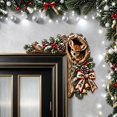 thumbnail image 6 of Velmasee Door Frame Corner Decor, Christmas Woodland Animal Tree Hollow Door Toppers, Wooden Festive Design No-Drill Mount, Holiday Ornament for Xmas Home Door Frame Wall Party Decor, 6 of 7