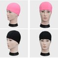 thumbnail image 4 of Ultra thin Bathing Caps Free Size Comfortable Swimming Caps For Men Women Elastic Nylon Ear Protection Long Hair Swimming Hat Rose red, 4 of 6