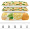 thumbnail image 2 of HAHDAXIA Orange Fruit Pattern Bedding Solid Comforter Set for All Seasons,3 Pieces(1 Comforter+2 Pillowcases),Soft Microfiber Bedding Set King(90"x90"), 2 of 7