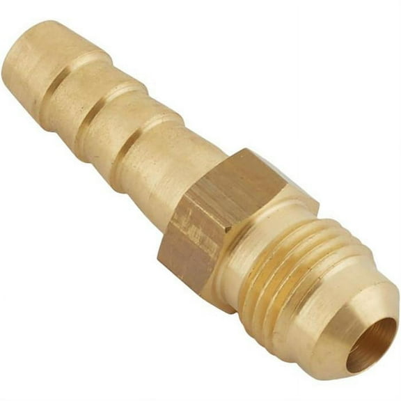 97-Style Carburetor Fuel Inlet Fitting, 1/2 In-20 to 5/16 Hose, Plain
