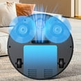 thumbnail image 4 of SPOORYYO Smart Vacuum Cleaning Robot, Automatic USB Rechargeable Mini Cleaner with Humidification & Strong Suction for Floors, Carpets & Hard-to-Reach Areas, Black, 4 of 6