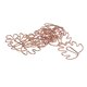 thumbnail image 3 of 100pcs Metallic Paper Clips Electroplating Process Rose Gold Paper Clips Non Skid with Storage Box for File Classification Tortoise Leaf, 3 of 4