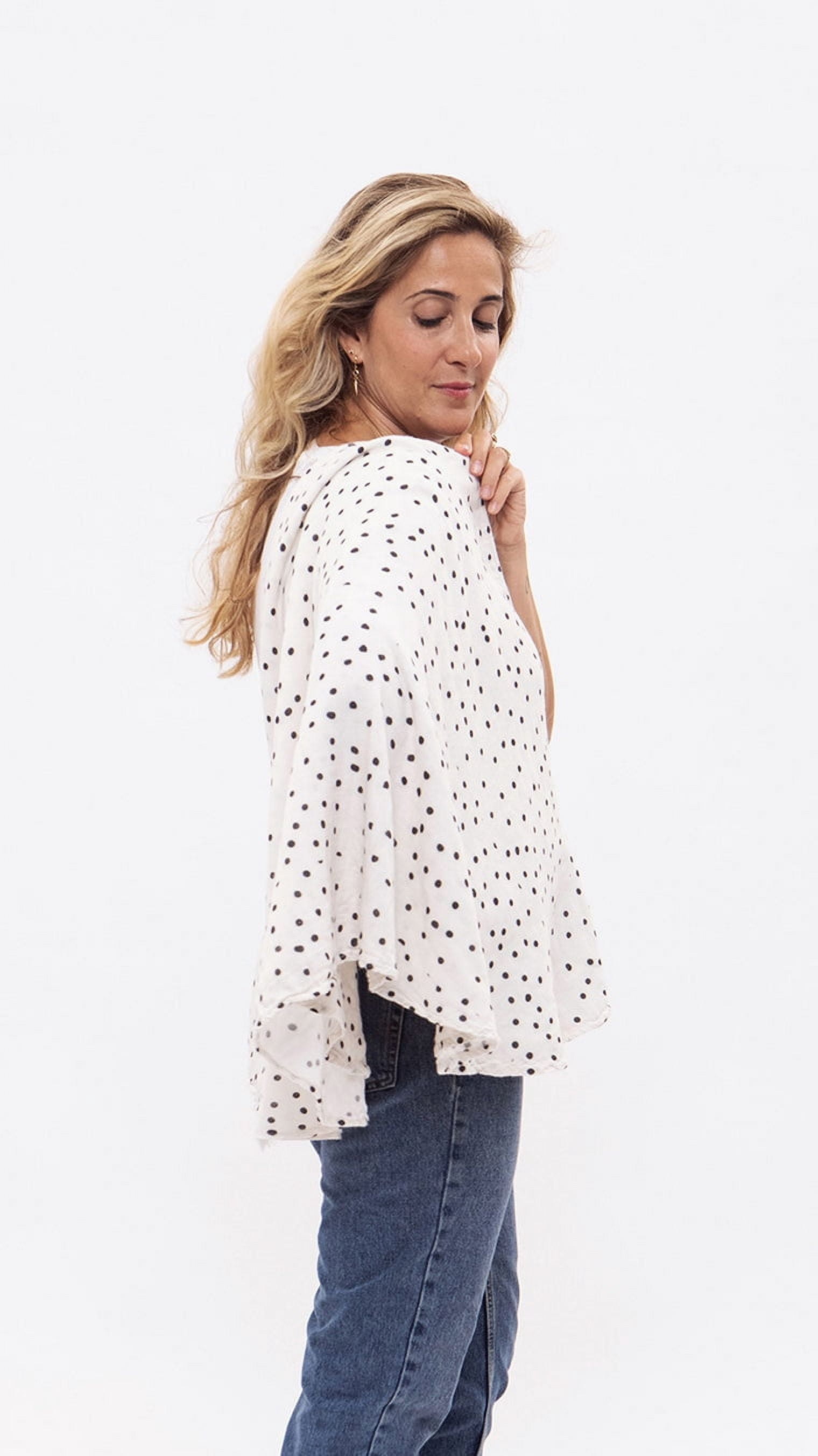 Nursing Cover for Breastfeeding 6 In 1 Stroller Cover Baby Wrapping Blanket DOT Design