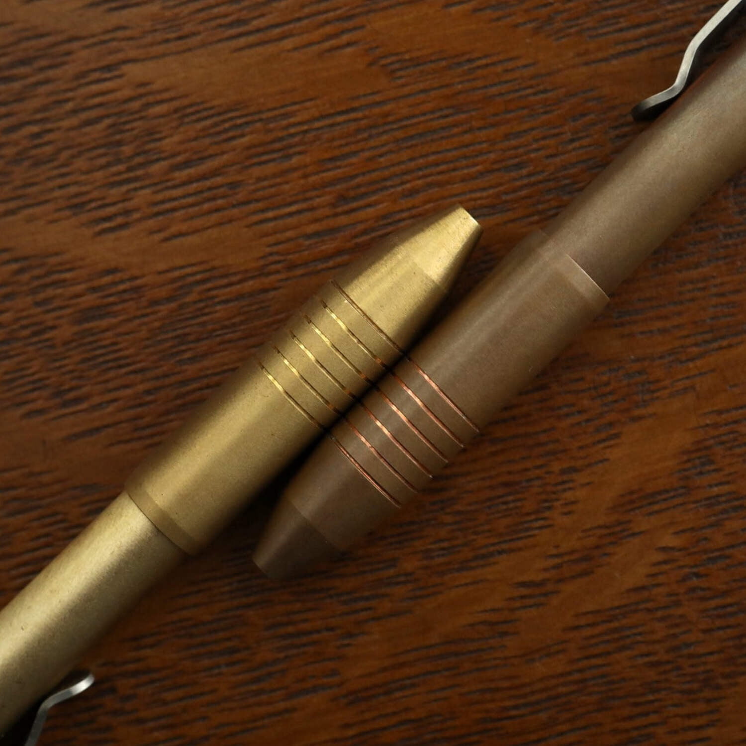 Brass  Copper Click EDC Pen