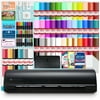 Silhouette Black Cameo 5 w/ 38 Oracal Sheets, Siser HTV, Guides, 24 Pens