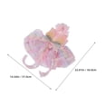 thumbnail image 2 of IFANLANDOR 1Ensemble Costume de Princesse Chien Confortable Respirant Robe pour Fêtes d'Anniversaire d'Été, 2 of 6