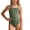 Army Green, variant on Girls One Piece Swimsuit Size 16 Tummy Control Tankini Set Quick Dry & Stretchy Contrast Color Girls Dress Up Clothes Adjustable Straps Girls' Swimwear with Print Shorts Mint Green4-5 years