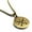 Gold, variant on Stainless Steel Marksman Fantasy Class Round Medallion Pendant Necklace