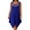 Blue, variant on Women's Plus Size Sleeveless Dresses with Cutout Neckline Casual Asymmetric Hem A Line Swing Sundress for Summer Party Vacation Trendy 2026