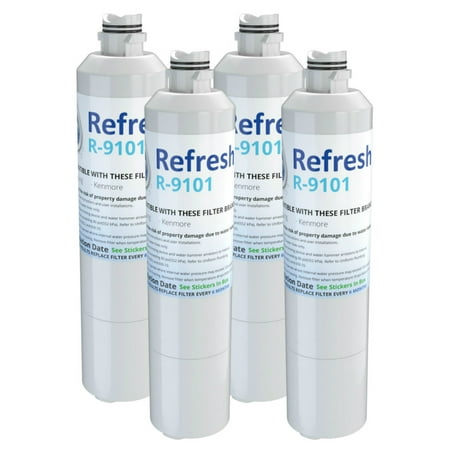 

Replacement For Samsung R-9101 Refrigerator Water Filter - by Refresh (4 Pack)