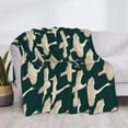 thumbnail image 3 of Rateoe Flying Swans Pattern Flannel Throw Blanket, Ultra-soft Blanket for Bed, Couch, Car, Hypoallergenic Anti-pilling blanket-40"x30"(Horizontal), 3 of 6