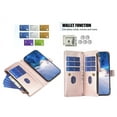thumbnail image 4 of Compatible with Samsung Galaxy S20 FE 4G/ 5G Premium PU Leather Wallet Case with 9 Card Slots Zipper Pocket and Hand Strap, 4 of 5
