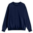 thumbnail image 5 of Women's Denim Sweatshirts Long Sleeve Crew Neck Jean Pullover Vintage Casual Loose Shirts Fashipn Spring Fall Outfits, 5 of 6