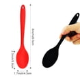 thumbnail image 2 of 2 Piezas Cuchara de Mezcla de Silicona Cuchara de Silicona Resistente al Calor Cuchara de Utensilio Cuchara de Servir Antiadherente para Mezclar, Hornear, Servir y Revolver, 2 of 6