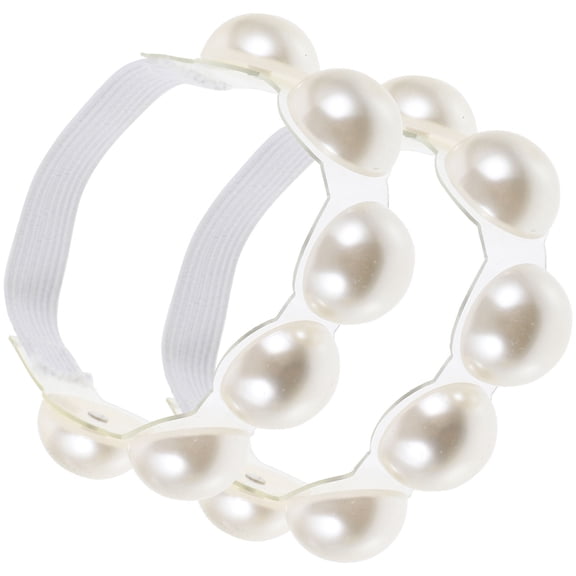 Toyvian 1 Pair High Heels Accessories Shoe Strap Replacement Resin Transparent White Prevent Slipping Women Daily Use