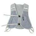 thumbnail image 2 of yotijay Running Vest Pack Reflective Vest for Camping Hiking Night Walking gray, 2 of 7